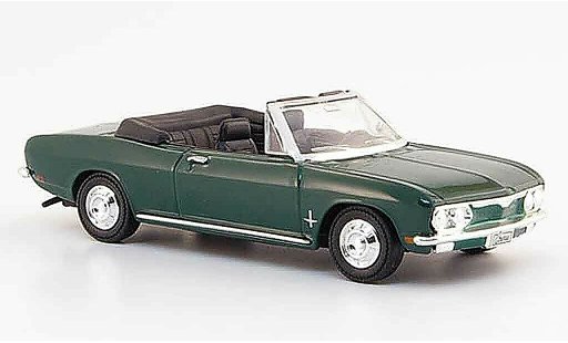 Chevrolet Corvair Coupe 1/43 Yat Ming Monza verde 1969 modellini auto