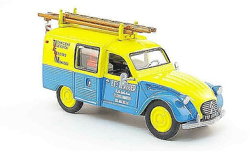 Citroen 3CV Fourgonnette 1/43 Eligor elektro inatallateur modellini auto