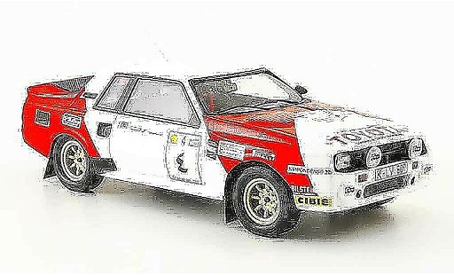 Toyota Celica TA64 1/43 Bizarre twin cam turb no.1 rallye avectlerer osten 1984 modellini auto