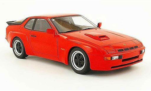 Porsche 924 1980 1/18 Autoart carrera gt rosso modellini auto