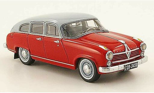 Borgward Hansa 2400 berline 1/43 Neo rosso/grigio 1955 modellini auto
