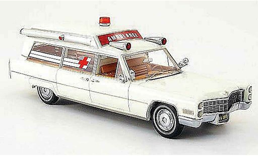 Cadillac S & S ambulance 1/43 Neo bianco 1966 modellini auto