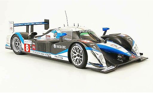 Peugeot 908 2009 1/18 Minichamps hdi fap no.8 total 24h le mans modellini auto