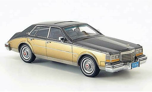 Cadillac Seville special edition 1/43 American Excellence 1981 Mk II nero-grigio/dore limite. 500 modellini auto