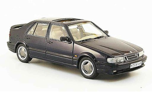 Saab 9000 CS 1/43 Neo blu edition liavecee 300 1992 modellini auto