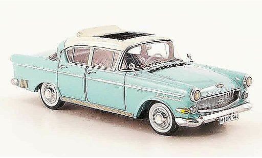 Opel Kapitan P2.5 1/43 Neo 2.5 l turchese creme liavec. auflage 300 1958 modellini auto