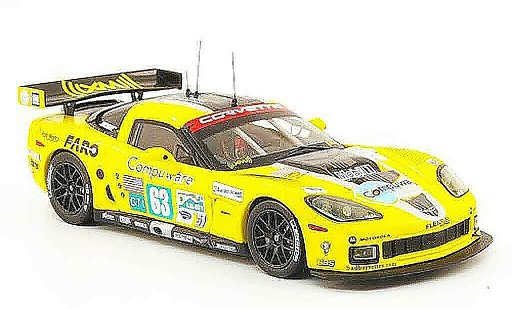 Chevrolet Corvette course 1/43 IXO C6 R No.63 Compuware 24h Le Mans 2009 modellini auto