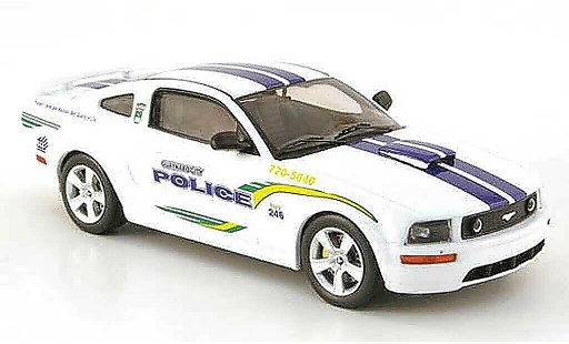 Ford Mustang Police 1/43 IXO Guaynabo City - Puerto Rico 2006 modellini auto