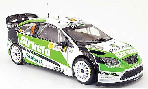 Ford Focus RS 1/18 Sun Star wrc 07 no.8 structo rallye Germania 2008 f.duval / p.pivato modellini auto