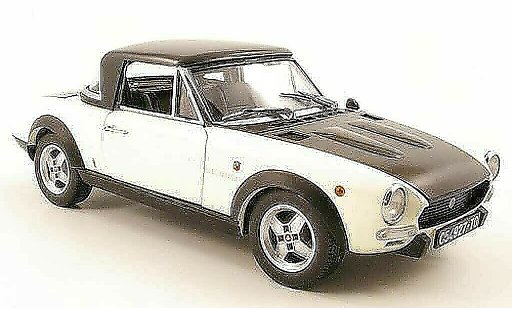 Fiat 124 Sport Spider 1/18 Sun Star csa bianco/mat noir 1972 modellini auto