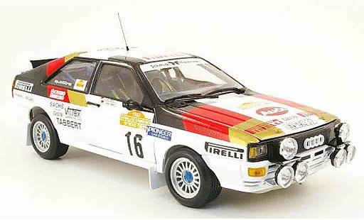 Audi Quattro rallye 1/18 Sun Star Rally no.16 pirelli san remo 1982 modellini auto