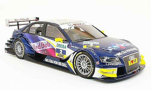 Audi A4 dtm 1/18 Norev no.2 red bull m.tomczyk stw 2008 modellini auto