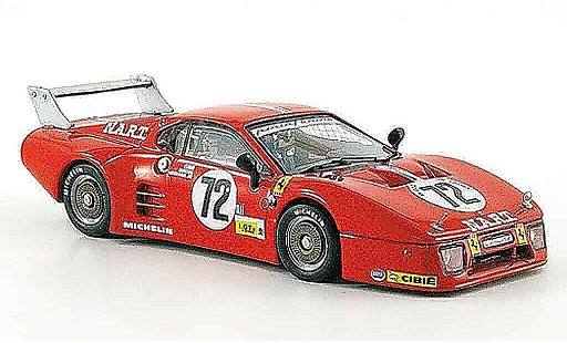 Ferrari 512 BB 1/43 Best 3.serie no.72 24h le mans 1982 modellini auto