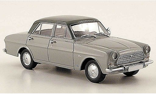 Ford Taunus 12M 1/43 Minichamps (P4) grigio/nero modellini auto