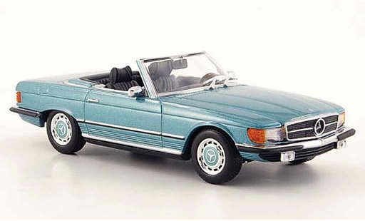 Mercedes 350 Base 1/43 Minichamps (R107) verdeblu 1971 modellini auto