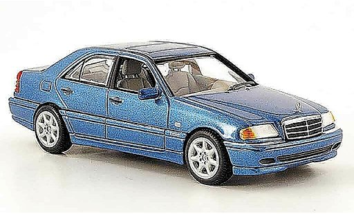 Mercedes Classe C Base 1/43 Minichamps (W 202) blu 1997 modellini auto