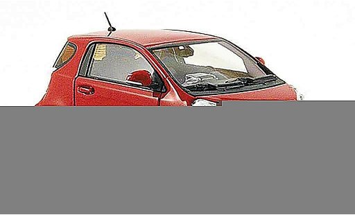 Toyota IQ Base 1/43 Minichamps rosso 2009 modellini auto