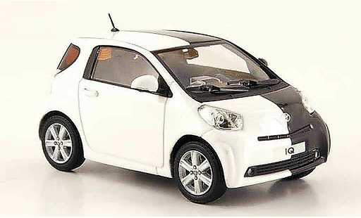 Toyota IQ Base 1/43 Minichamps bianco nero autosalon genf 2009 modellini auto