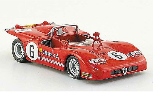 Alfa Romeo 33.3 prototipo 1/43 M4 1971 No.6 Stommelen/Kinnunen Targa Florio modellini auto