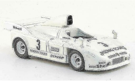 Porsche 908 1981 1/43 Best No.3 Konig Tours Muller/Brun Nurburgring modellini auto
