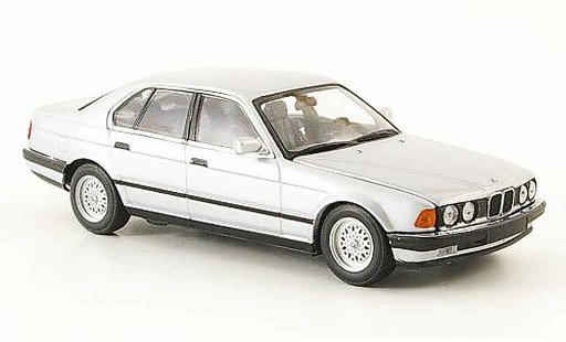Bmw 730 E32 1/43 Minichamps i grigio metallisee 1986 modellini auto