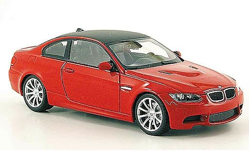 Bmw M3 coupe 1/43 Minichamps E92 rosso 2007 modellini auto