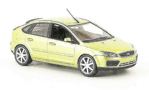 Ford Focus Berline 1/43 Minichamps giallo 5 turig 2004 modellini auto