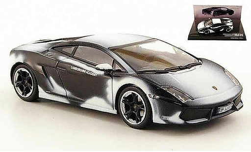 Lamborghini Gallardo LP560-4 LP560-4 1/43 Minichamps nero avec schneespuren 2008 modellini auto
