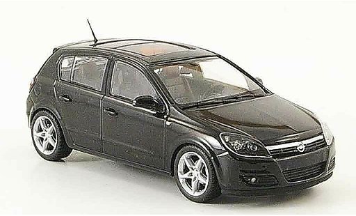 Opel Astra Base 1/43 Minichamps h nero 5 turig 2004 modellini auto