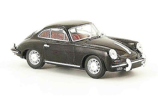 Porsche 356 1963 1/43 Minichamps C Coupe nero modellini auto
