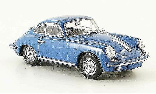 Porsche 356 1963 1/43 Minichamps C Carrera 2 blu modellini auto