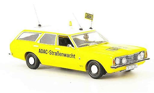 Ford Taunus TC1 1/43 Minichamps (TC) Turnier giallo ADAC modellini auto