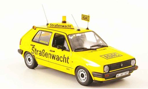 Volkswagen Golf Base 1/43 Minichamps giallo adac 1985 modellini auto