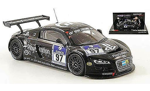 Audi R8 lms 1/43 Minichamps 2009 No.97 Playstation 24h Nurburgring modellini auto