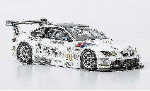 Bmw M3 gt2 1/43 Minichamps E92 No.90 Rahal Letterman Racing ALMS 2009 modellini auto