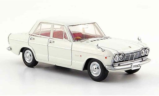 Nissan Skyline Prince 1/43 Ebbro 2000 GTB bianco 1965 modellini auto
