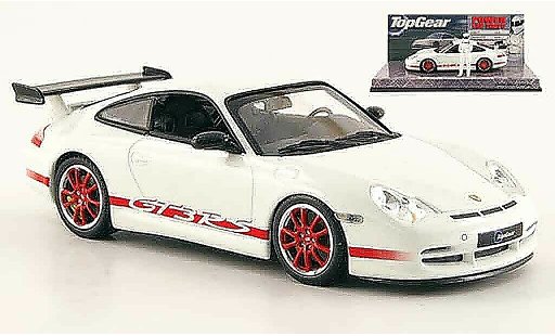 Porsche 911 GT3 RS 1/43 Minichamps bianco avec Figur The Stig modellini auto