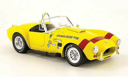 AC Cobra shelby 427 1/18 Shelby Collectibles s c giallo terlingua racing team 1965 modellini auto