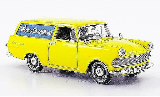 Opel Rekord P2 1/43 Starline p 2 caravan giallo wasche schnelldienst 1960 modellini auto