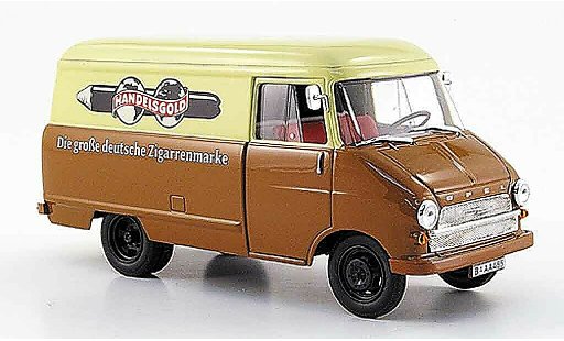 Opel Blitz Base 1/43 Starline furgonewagen a beige marrone handelsor 1960 modellini auto