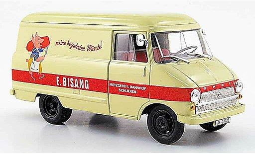 Opel Blitz Base 1/43 Starline furgonewagen a beige metzgerei bisang 1960 modellini auto