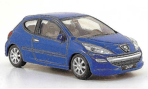 Peugeot 207 Base 1/43 Mondo Motors blu 3-turig modellini auto