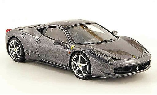 Ferrari 458 Italia 1/43 Look Smart grigio 2009 modellini auto