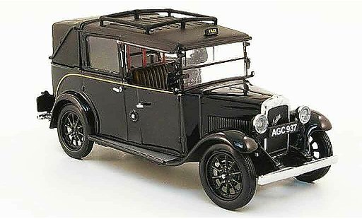 Austin Low Loader taxi 1/43 Oxford nero modellini auto