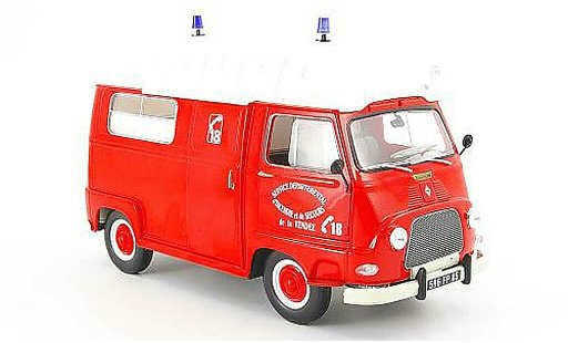 Renault Estafette Base 1/18 Norev pompier service departemental dincendie et de secours 1968 modellini auto