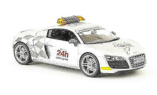 Audi R8 v10 1/43 Schuco 2009 Fuhrungsfahrzeug I 24h Nurburgring modellini auto