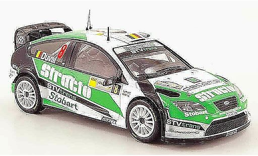 Ford Focus RS WRC 1/43 ixo 07 No.8 Structo Rally Germania 2008 modellini auto