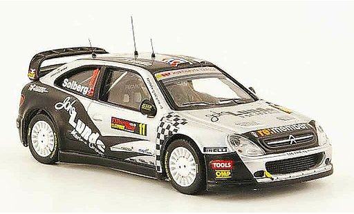 Citroen Xsara WRC 2009 1/43 ixo no.11 lunde 3. platz rallye zypern modellini auto