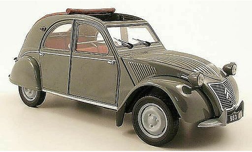 Citroen 2CV Berline 1/18 Norev azlp grigio 1958 avec toit ouvrant modellini auto