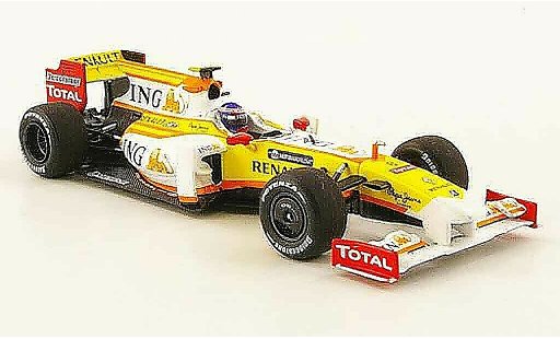 Renault F1 2009 1/43 Minichamps r29 no.8 ing r.grosjean f1 team modellini auto
